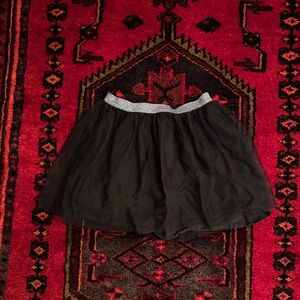 GAP Black Skirt with Silver Trim